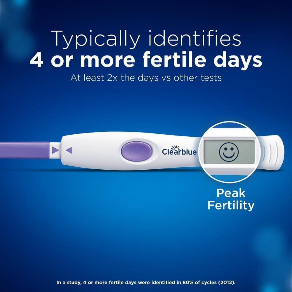 Clearblue Digital Ovulation Test - Over 99% Accurate - Identify 2 Most Fertile Days - 10 Tests