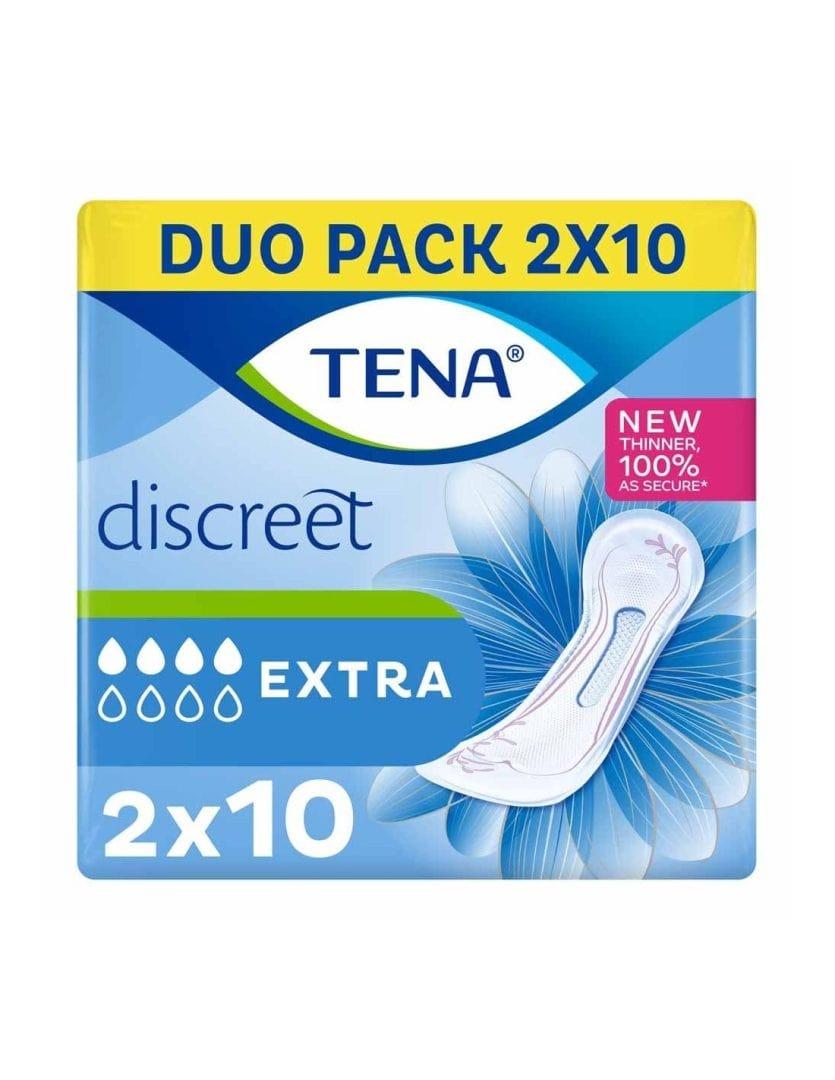 Tena Discreet Extra Incontinence Pads Duo Pack - Maximum Security