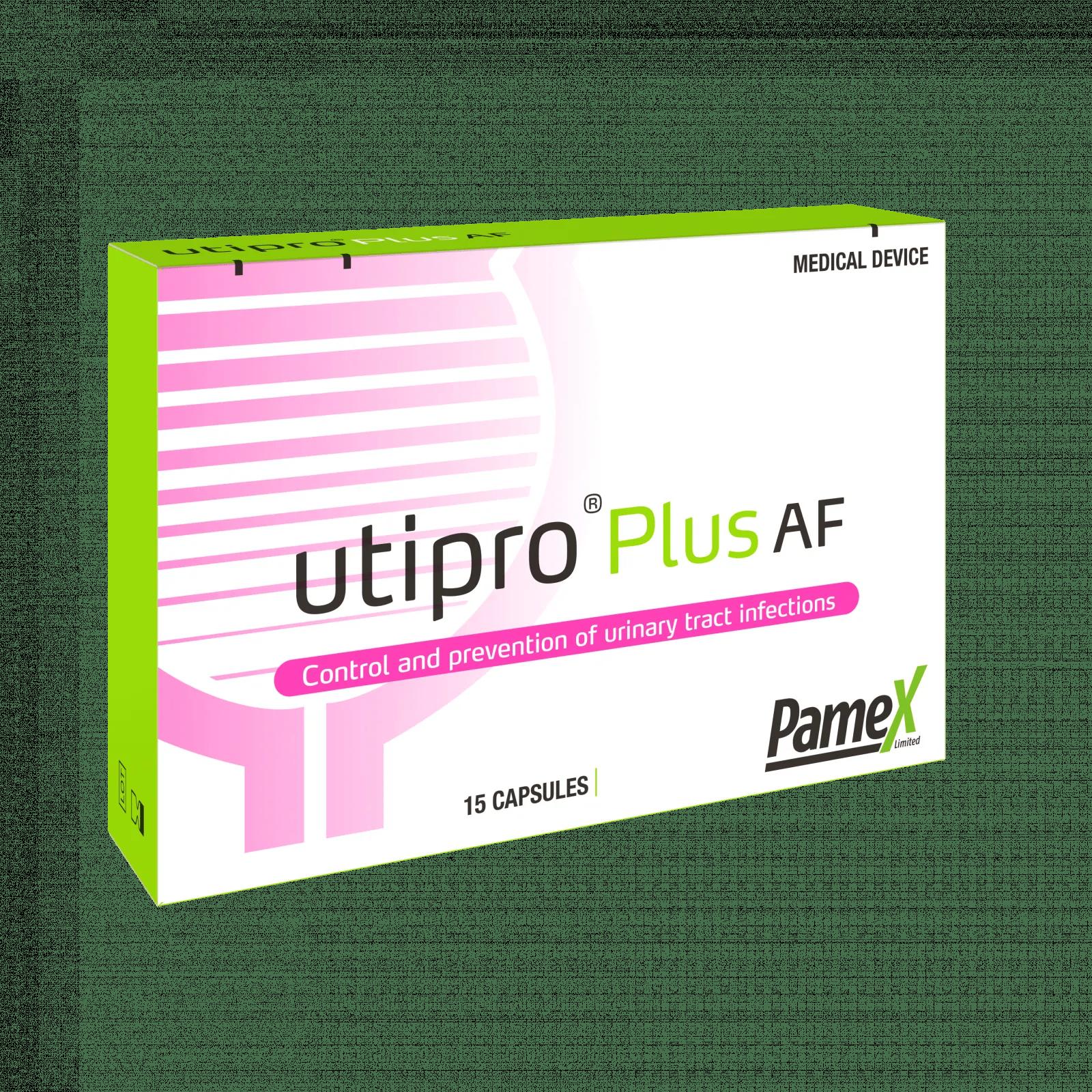 Utipro Plus AF 15 Capsules - Control and prevention of urinary tract infections