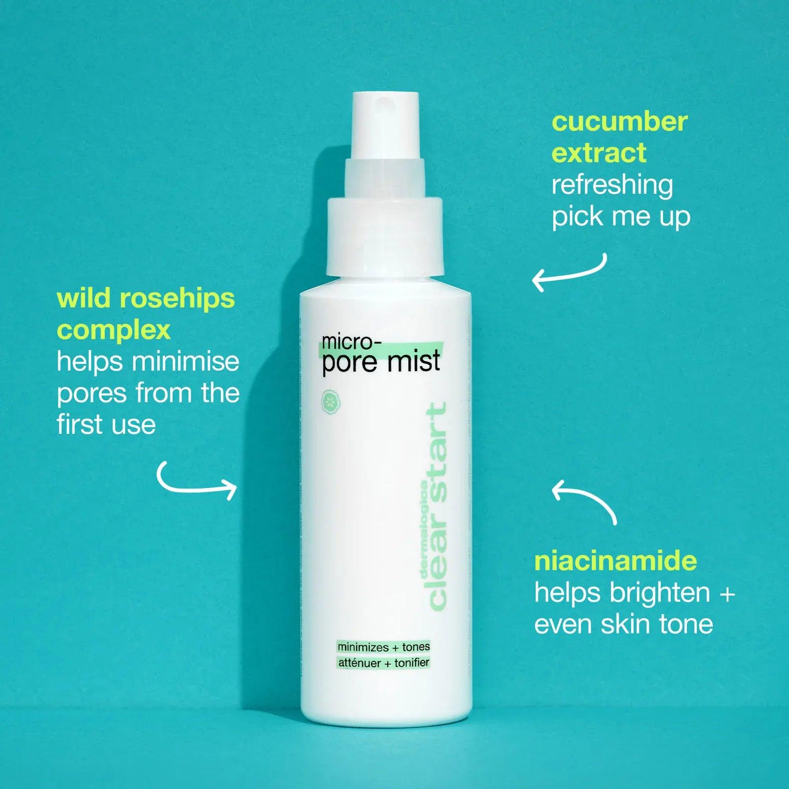 Dermalogica Clear Start Micro-Pore Mist 118 ml - Minimizes Pores, Tones