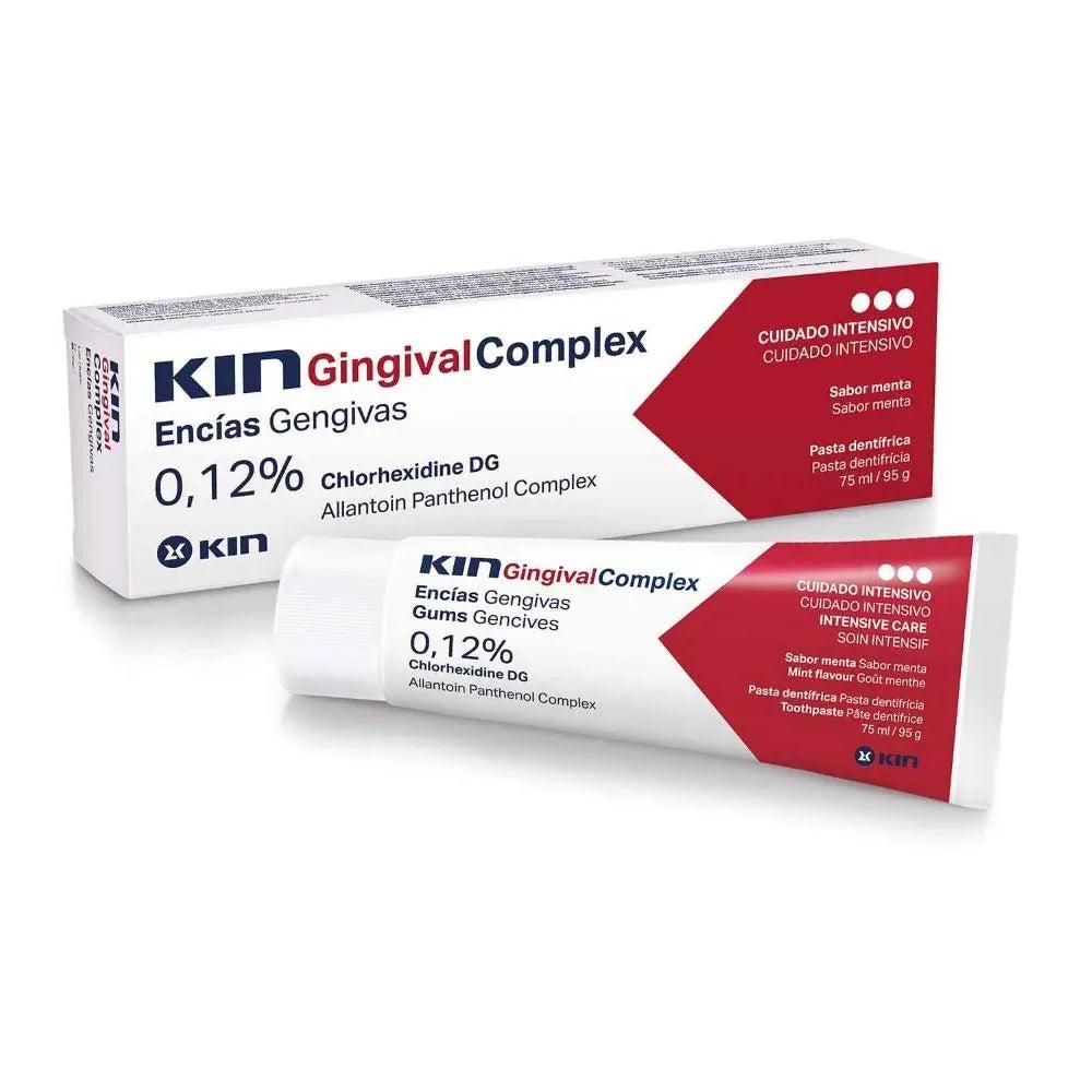Kin Gingival Complex Toothpaste 75ml, 0.12% Chlorhexidine DG, Mint flavour, Intensive Care