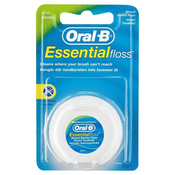 Oral B Essential Floss Mint 50m - Waxed