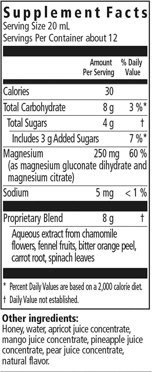 Floradix Magnesium Liquid Mineral Formula 250ml - Herbal Extracts, Fruit Juice Concentrates, Gluten-free, Lactose-free
