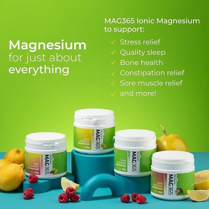 MAG365 Magnesium Passion Fruit 150g | Your Everyday Magnesium