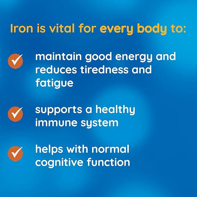 Spatone Apple Liquid Iron Supplement 28 Sachets, Iron-rich water + Vitamin C, Delicious Apple Taste