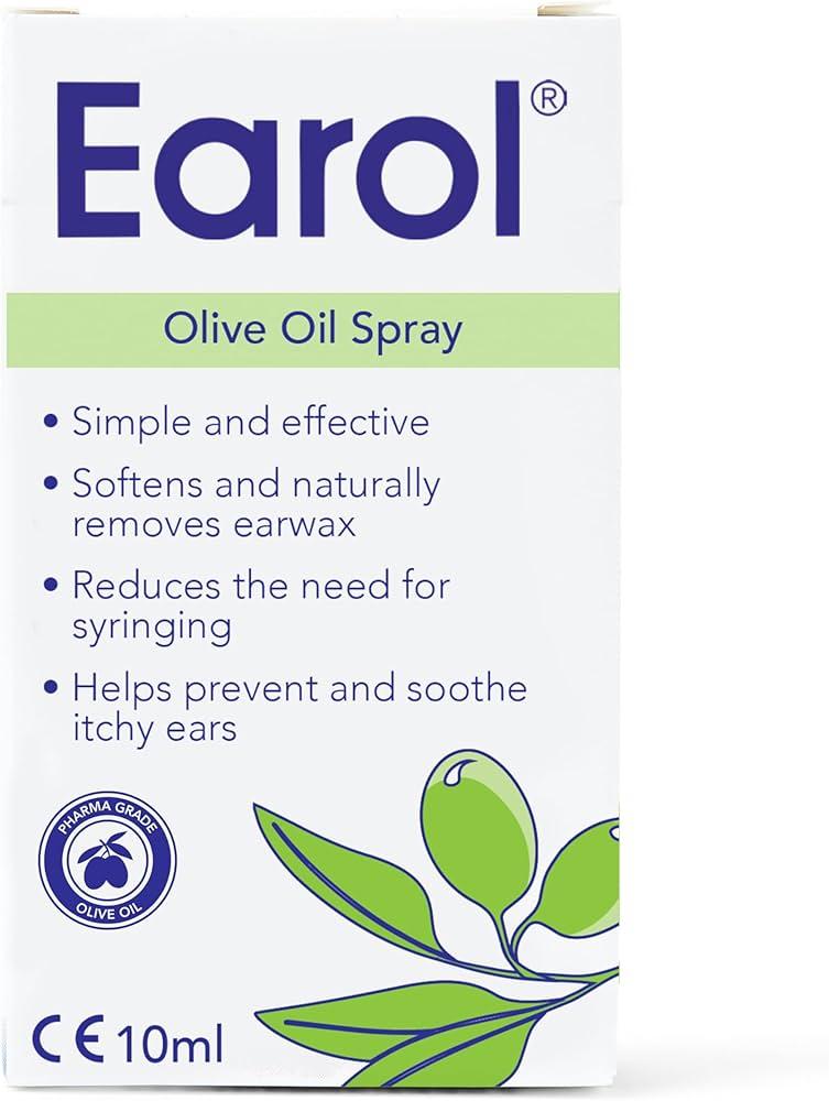 Earol Olive Oil Spray 10ml - Simple and effective ear wax removal