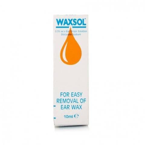 Waxsol Ear Wax Removal Solution 10ml - For Easy Removal