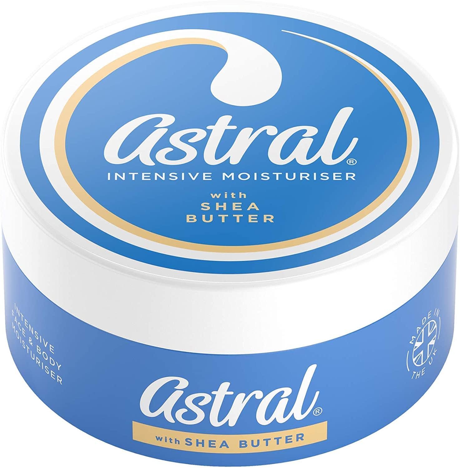 Astral Intensive Moisturiser with Shea Butter 200ml - Face & Body Moisturiser