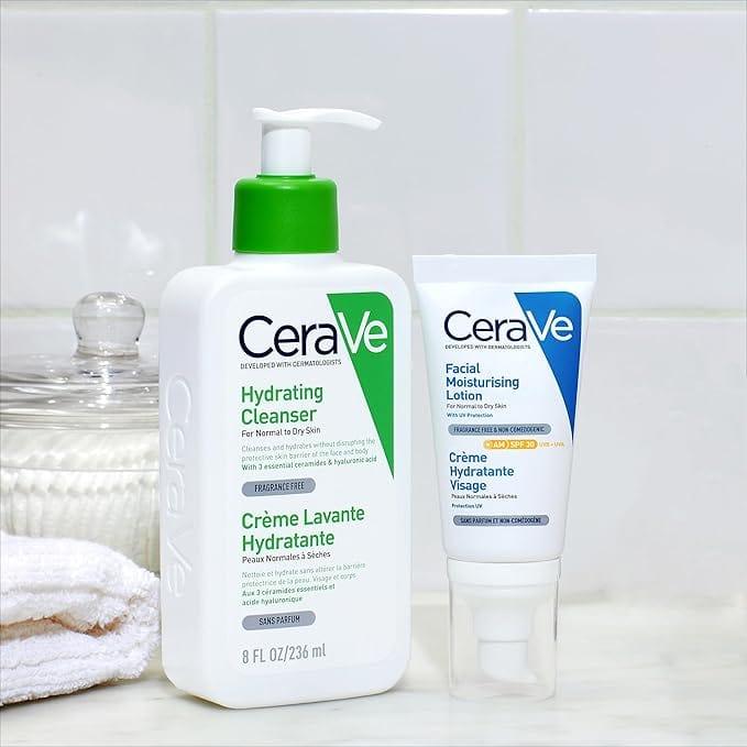 CeraVe AM Facial Moisturising Lotion SPF30 for Normal to Dry Skin 52ml