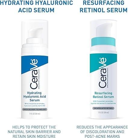 CeraVe Hydrating Hyaluronic Acid Serum, 30ml, with Ceramides, Vitamin B5 & MVE Delivery Technology