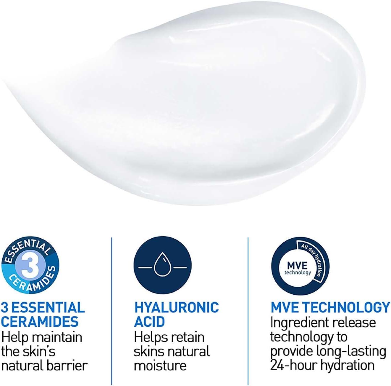 CeraVe Moisturising Lotion 236ml Dry to Very Dry Skin Fragrance Free Ceramides & Hyaluronic Acid