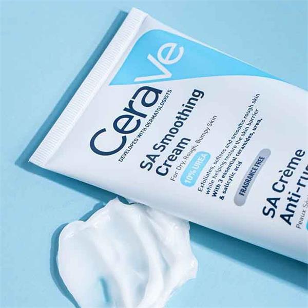 CeraVe SA Smoothing Cream 177ml for Dry, Rough, Bumpy Skin with Ceramides, Urea, Salicylic Acid, Fragrance Free