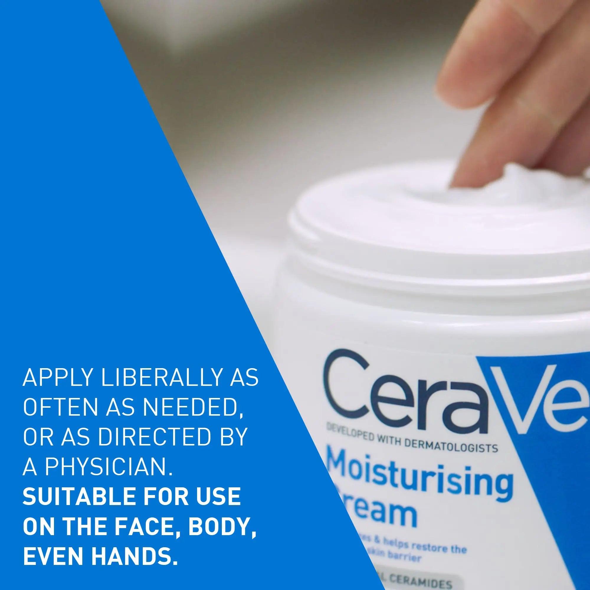 CeraVe SA Smoothing Cream 340g for Dry, Rough & Bumpy Skin with 10% Urea, Fragrance Free, Exfoliates, softens and smooths rough skin