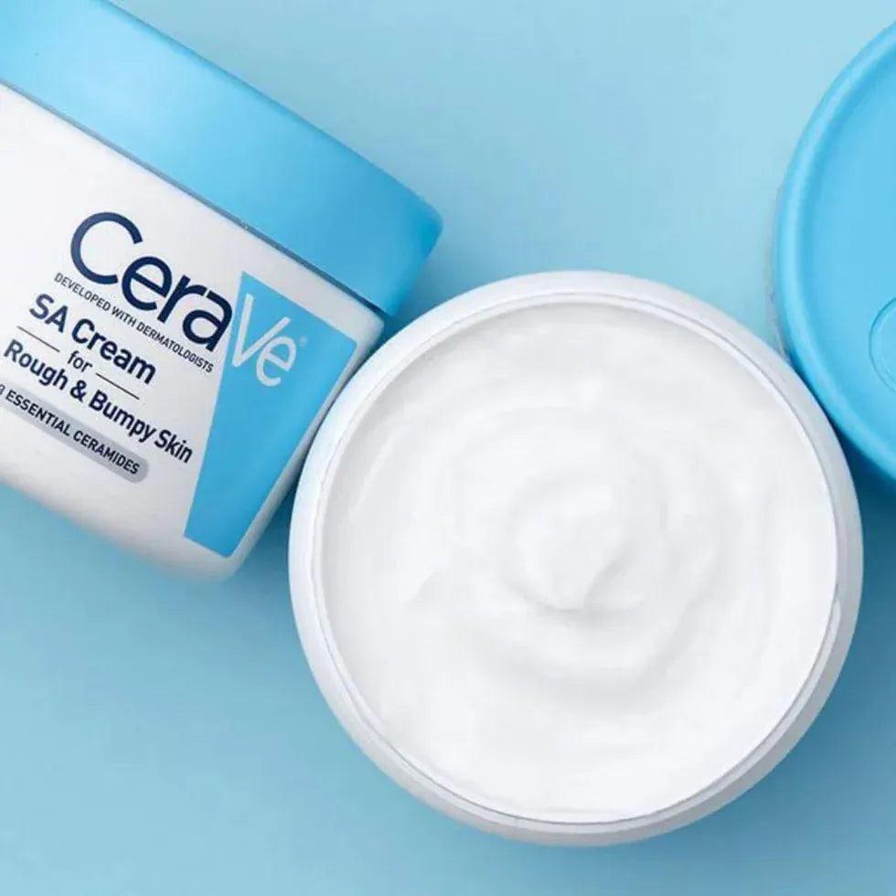 CeraVe SA Smoothing Cream 340g for Dry, Rough & Bumpy Skin with 10% Urea, Fragrance Free, Exfoliates, softens and smooths rough skin