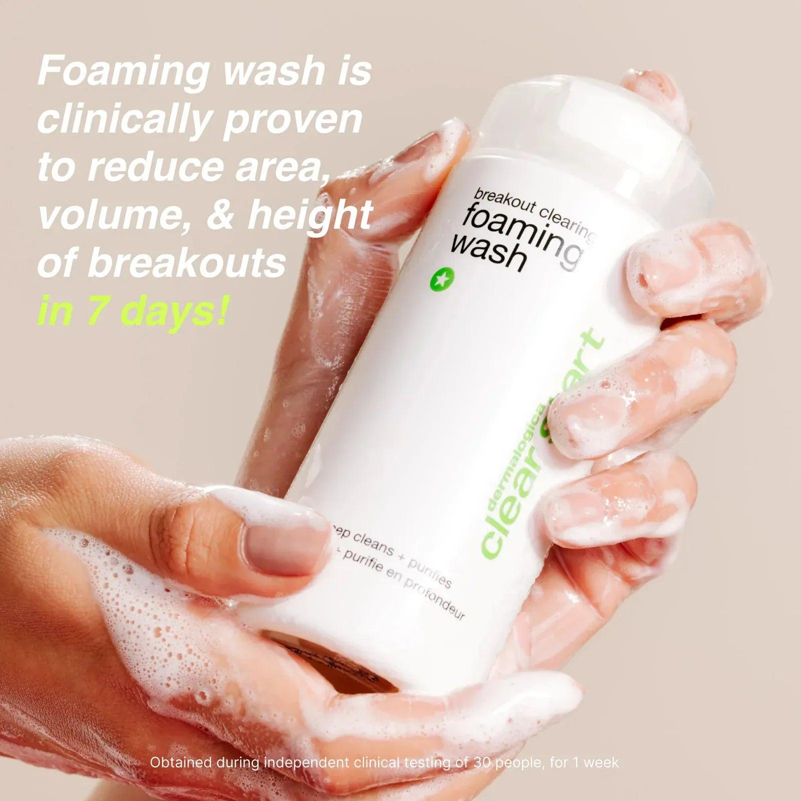 Dermalogica Breakout Clearing Foaming Wash, deep cleans + purifies, 295 ml