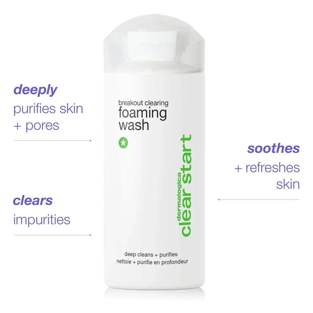 Dermalogica Breakout Clearing Foaming Wash, deep cleans + purifies, 295 ml