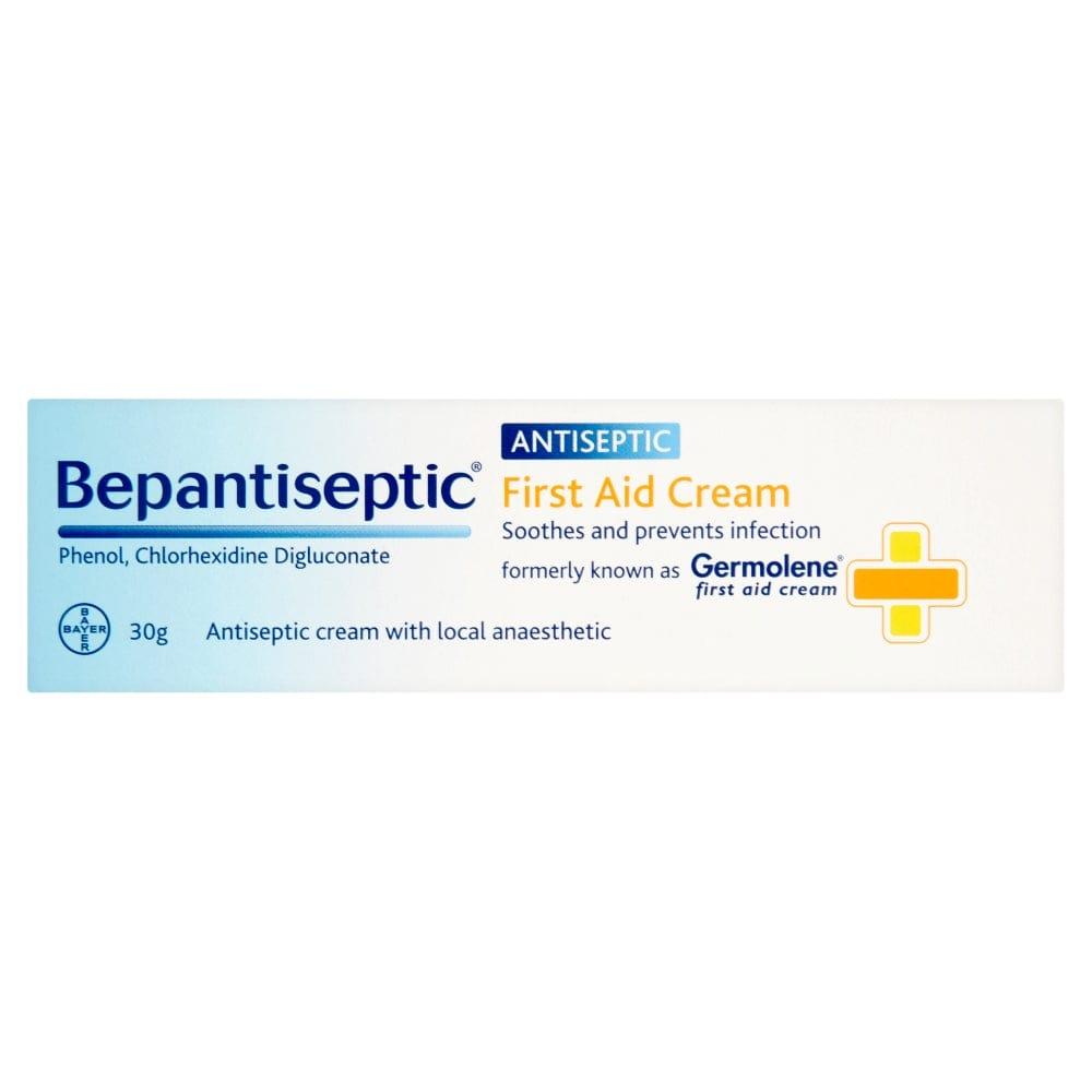 Bepantiseptic First Aid Cream 30g Antiseptic for Cuts, Burns, Soothes & Prevents Infection