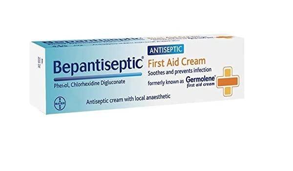 Bepantiseptic First Aid Cream 55g Antiseptic Soothes and prevents infection Local anaesthetic