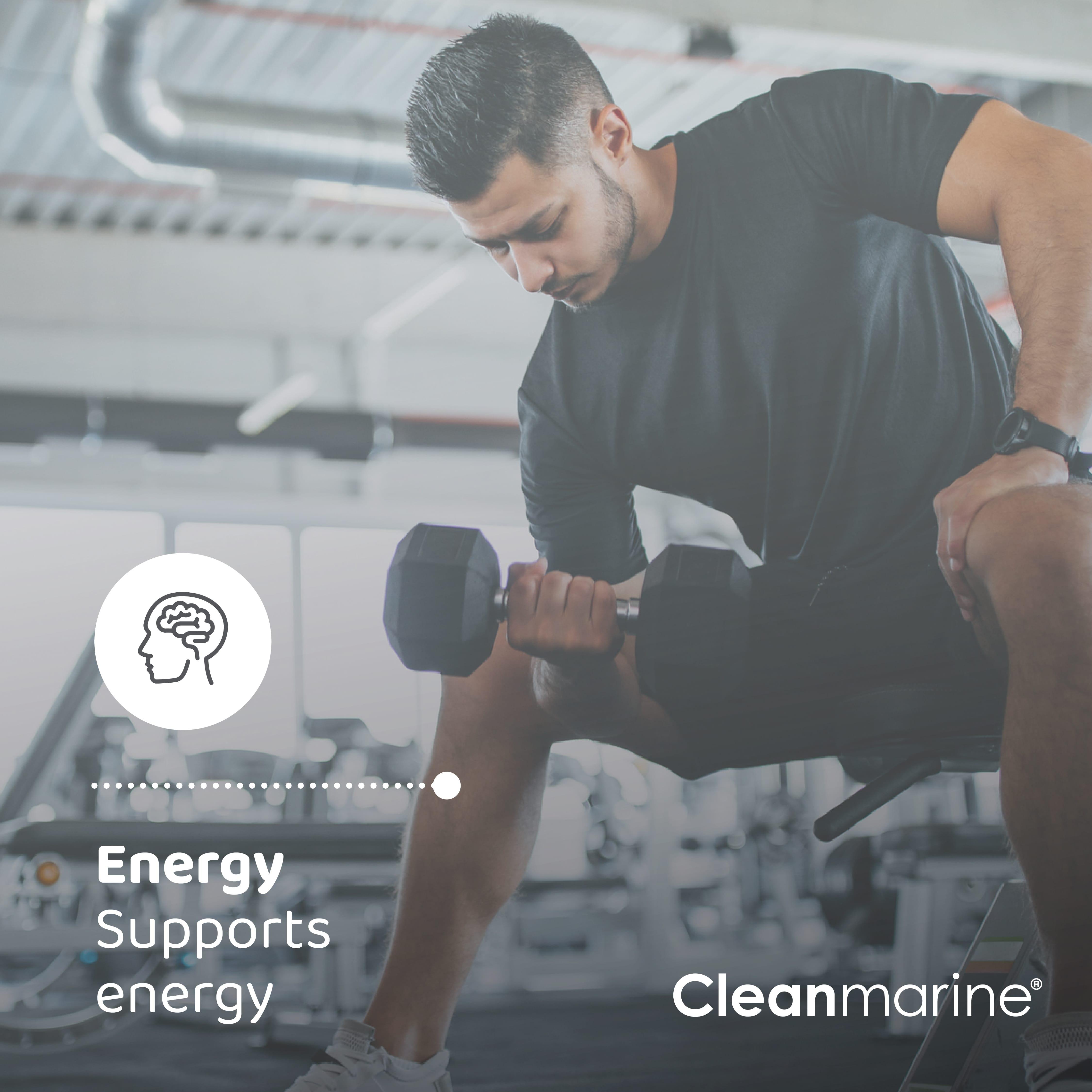 Cleanmarine ManoMax 60 Capsules Omega 3 Multivitamin + Ashwagandha + Ginseng for Energy, Testosterone, Brain Support