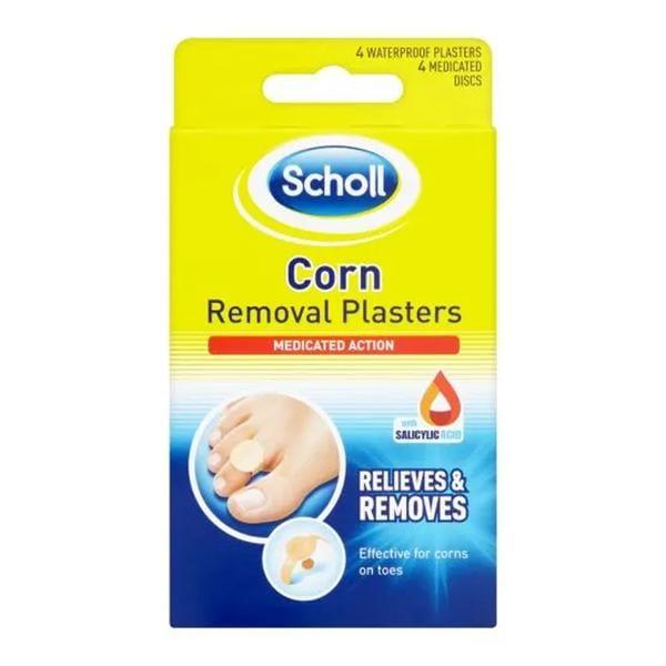 Stores selling Scholl Corn Removal Plasters Waterproof, Relieves
