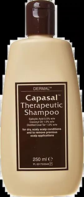 Capasal Therapeutic Shampoo 100ml for Dandruff, Psoriasis, Cradle Cap - Salicylic Acid, Coconut Oil, Distilled Coal Tar