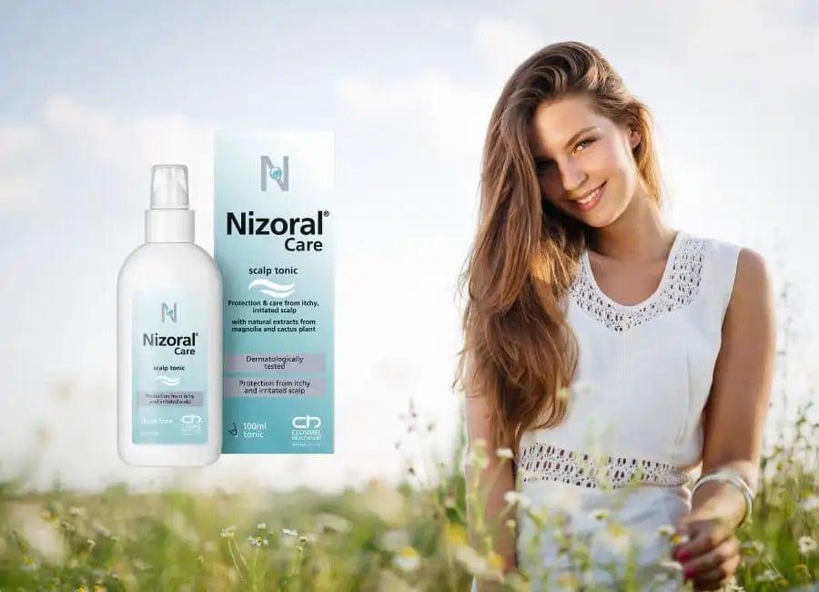 Nizoral Care Scalp Tonic 100ml - Soothes, moisturizes, protects from itchy and irritated scalp, cooling effect, Dermatologically tested