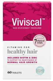 Viviscal Hair Supplement Vitamins for Healthy Hair, Includes Biotin & Zinc, 60 Tablets, Collagen Complex