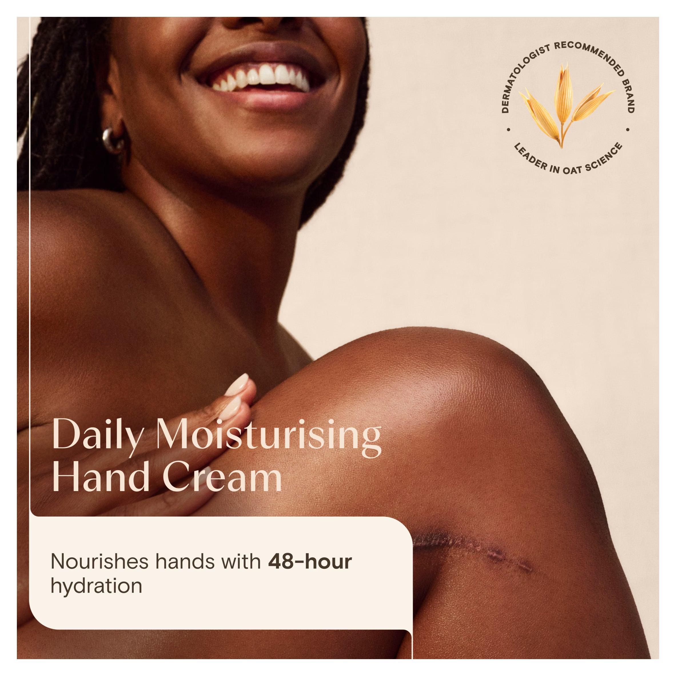 Aveeno Daily Moisturising Hand Cream, Nourishes Normal to Dry Hands, Unscented, Suitable for Sensitive Skin, Size 75ml