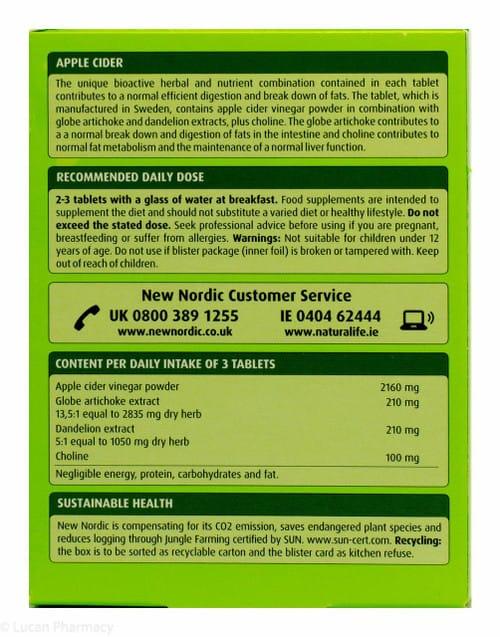 New Nordic Apple Cider 720mg High Strength Tablets - Supports Digestion