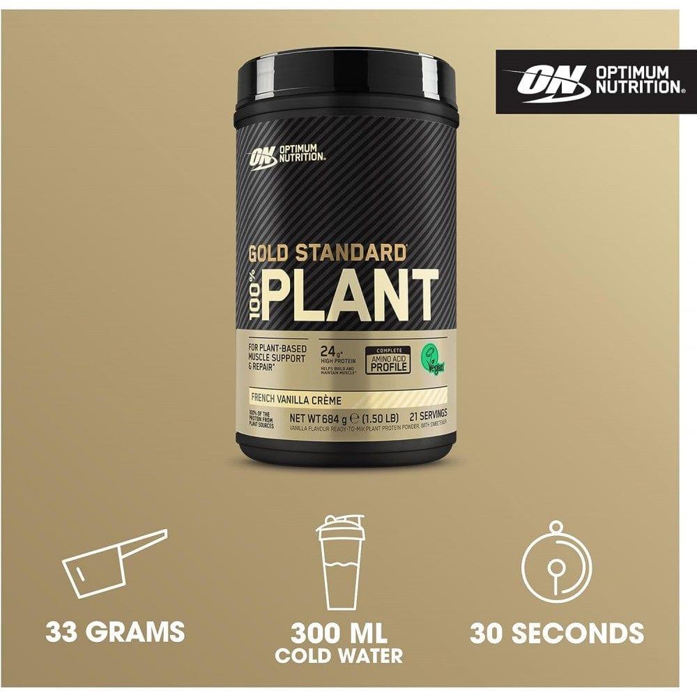 Optimum Nutrition Gold Standard Plant Protein Vanilla 684g - 24g Protein, Vegan