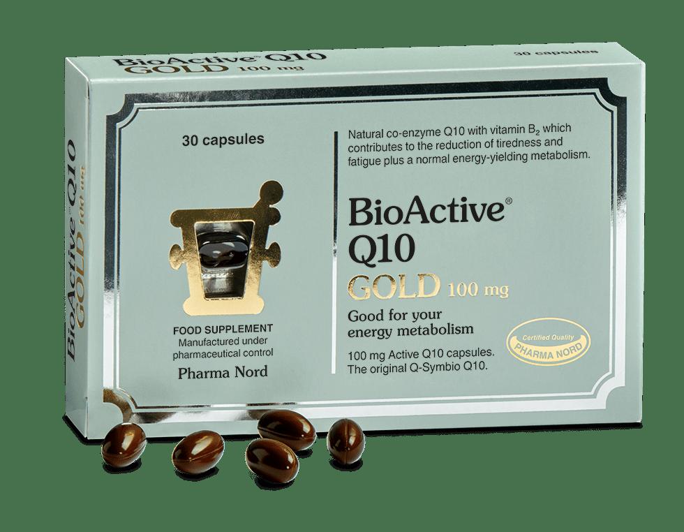 BioActive Q10 Gold 100mg 30 Capsules - Energy Metabolism Supplement