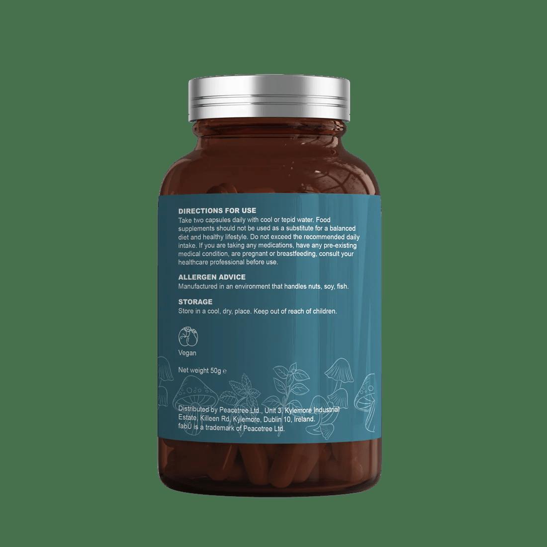 Shrooms Immune 60 Capsules - Vitamins & Minerals with Cordyceps & Chaga Mushrooms - Immune Support