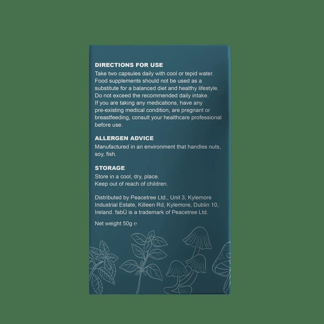 Shrooms Immune 60 Capsules - Vitamins & Minerals with Cordyceps & Chaga Mushrooms - Immune Support