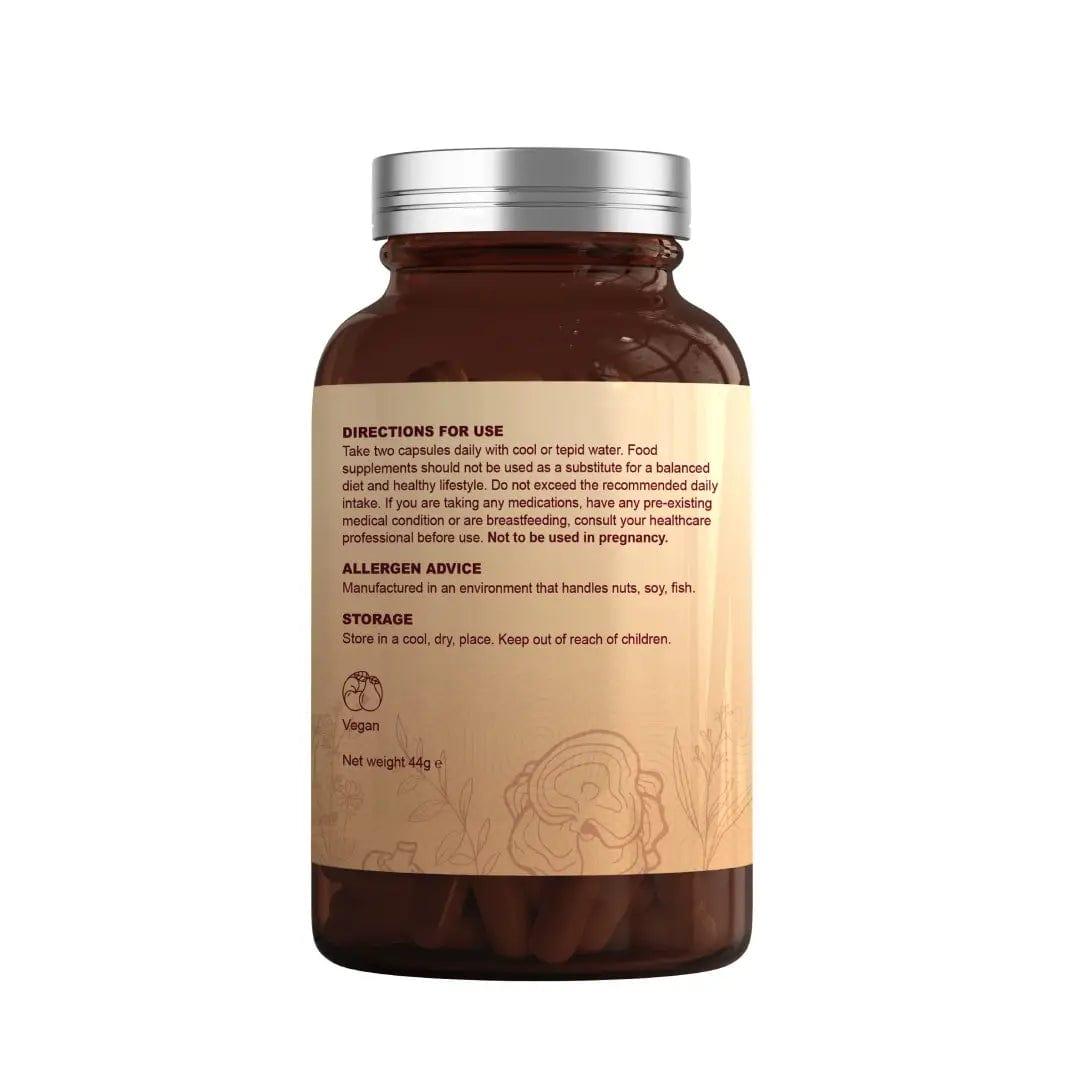 FabU Skin Glow Supplement with Reishi Mushroom, Vitamins, Amino Acids & Zinc - 60 Capsules