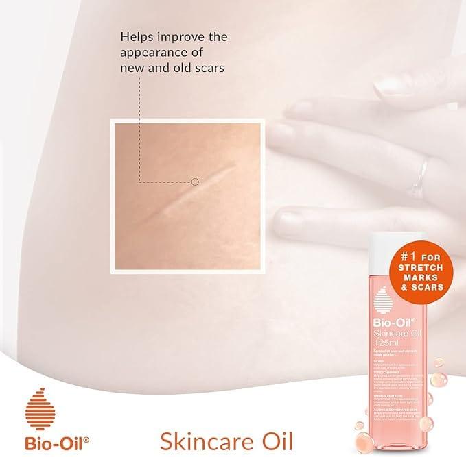 Bio-Oil Skincare Oil 60ml - Improves Scars, Stretch Marks, Uneven Skin Tone, Aging & Dehydrated Skin