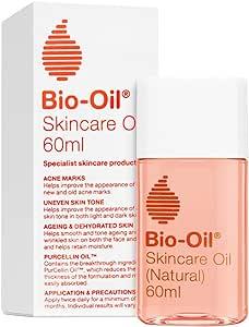 Bio-Oil Skincare Oil 60ml - Improves Scars, Stretch Marks, Uneven Skin Tone, Aging & Dehydrated Skin