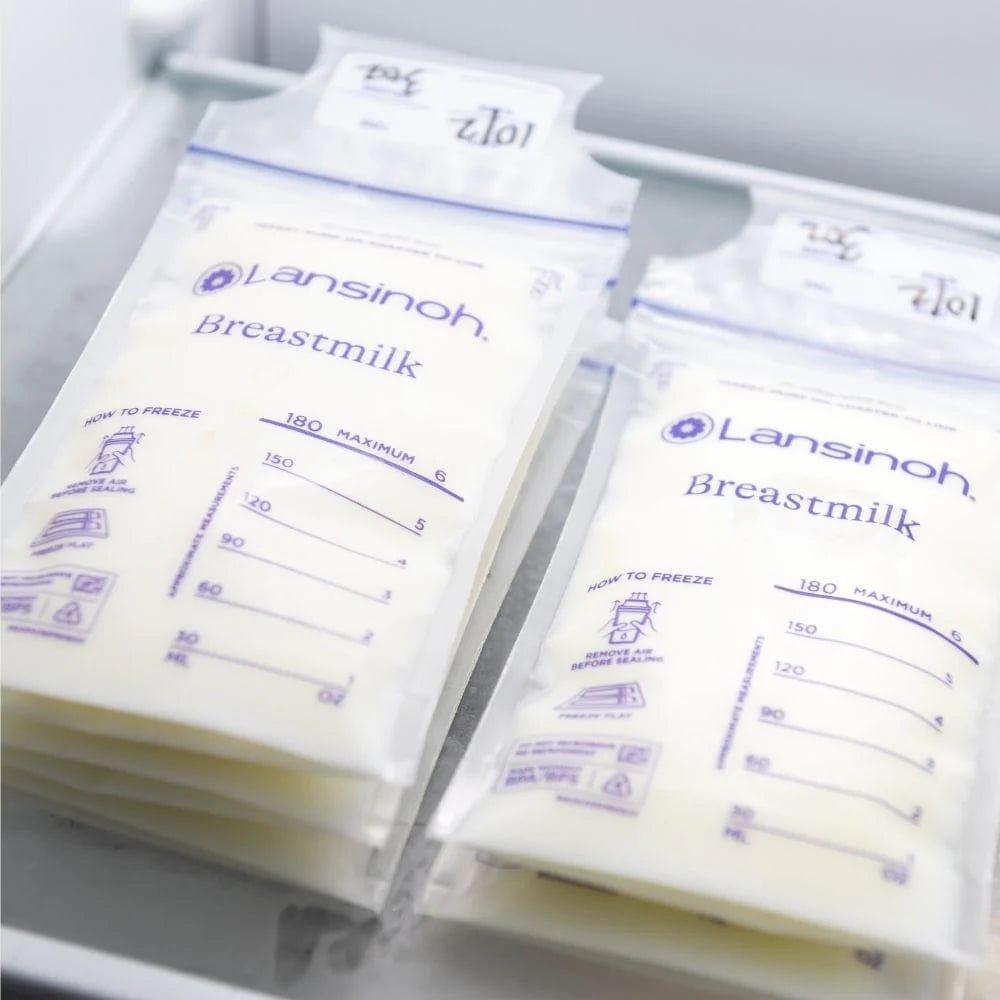 Lansinoh Breastmilk Storage Bags 25 Pack - Leak-proof, Pre-sterilized, BPA/BPS Free