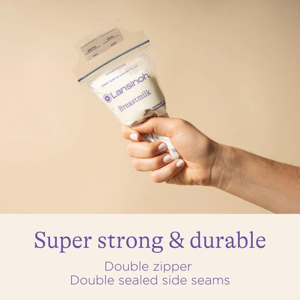 Lansinoh Breastmilk Storage Bags 25 Pack - Leak-proof, Pre-sterilized, BPA/BPS Free