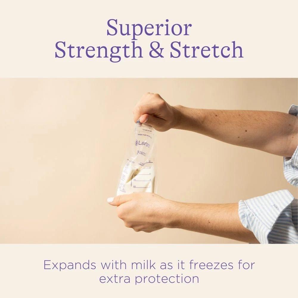 Lansinoh Breastmilk Storage Bags 25 Pack - Leak-proof, Pre-sterilized, BPA/BPS Free