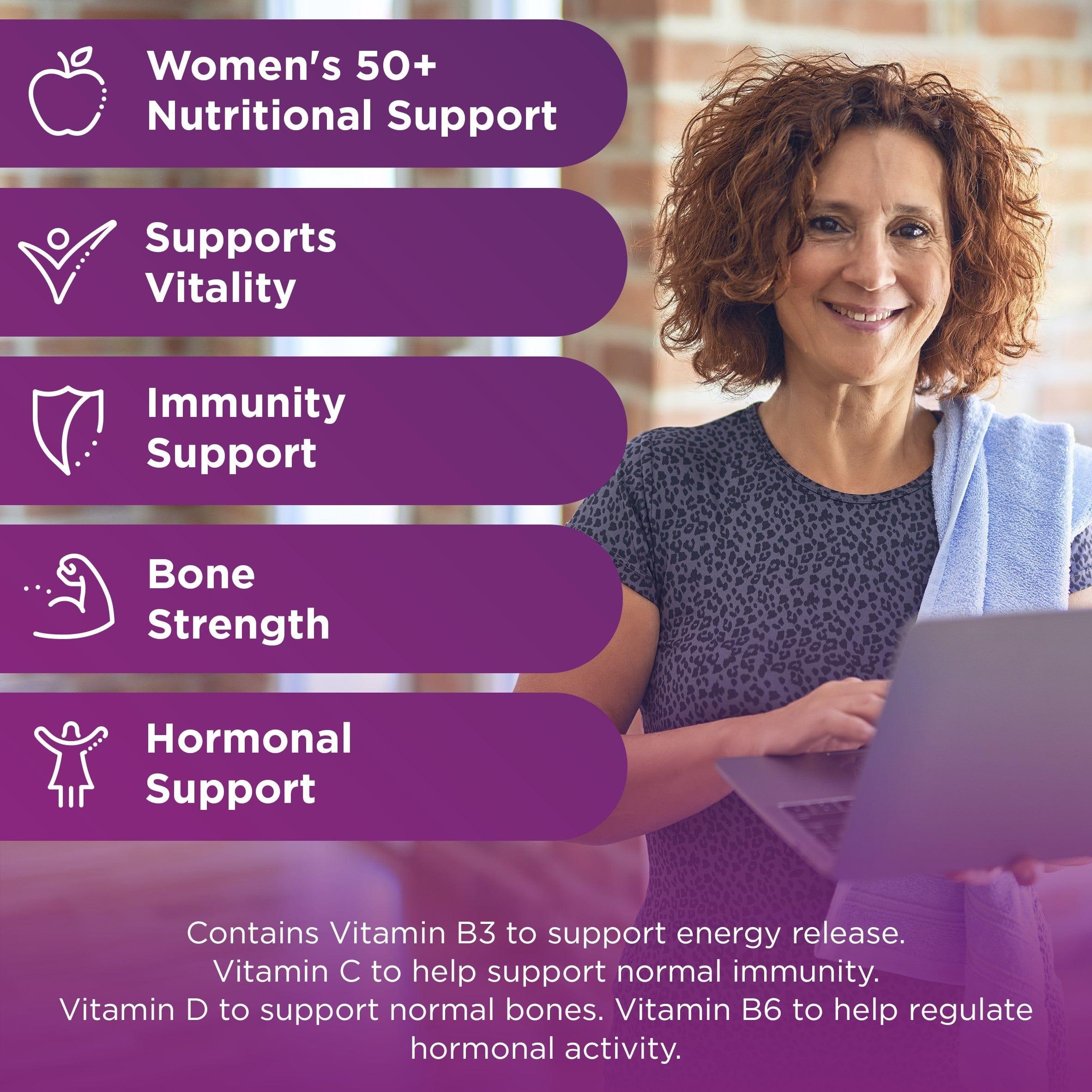 Centrum Women 50+ Multivitamin 30 Tablets - Complete daily multivitamin, specifically tailored for women over 50