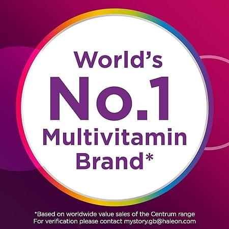 Centrum Women Multivitamin 30 Tablets - Complete daily multivitamin for women's nutritional needs. Supports immunity, hair, skin & nails. Contains Vitamin D. 