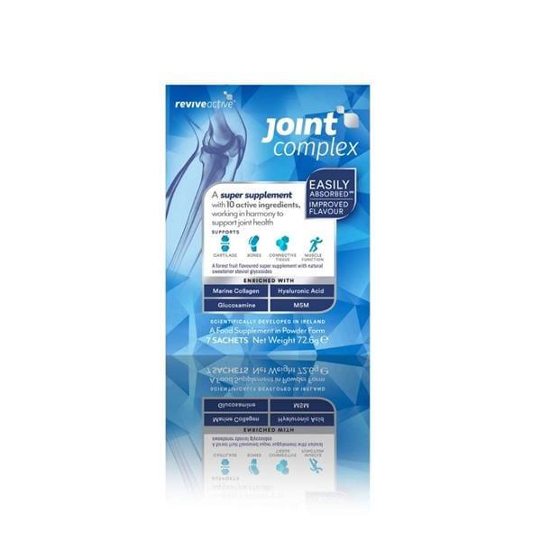 Revive Active Joint Complex 7 Day Pack Marine Collagen, MSM, Glucosamine, Hyaluronic Acid, Forest Fruit Flavor