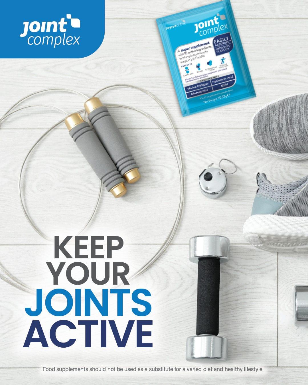 Revive Active Joint Complex 7 Day Pack Marine Collagen, MSM, Glucosamine, Hyaluronic Acid, Forest Fruit Flavor