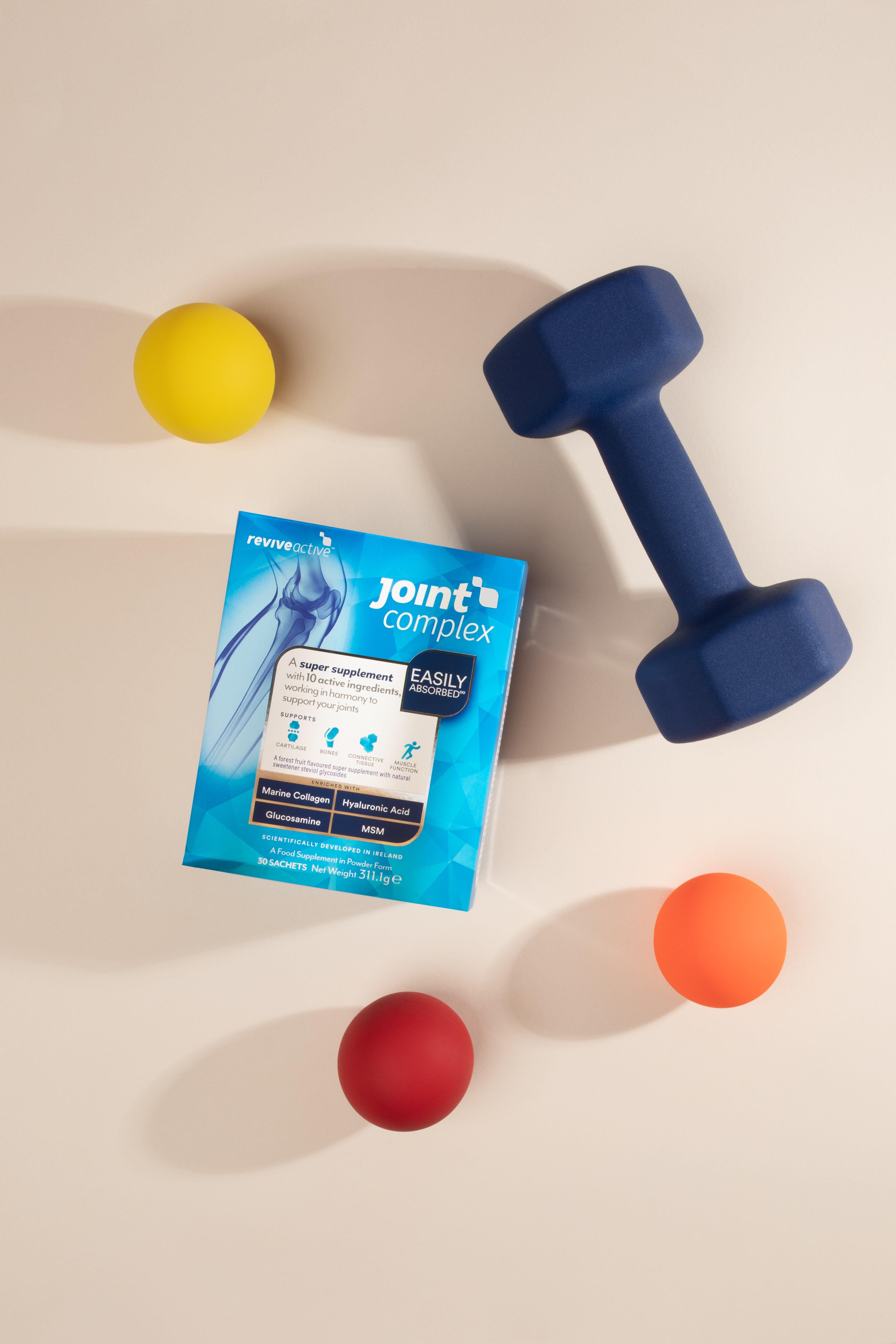 Revive Active Joint Complex 7 Day Pack Marine Collagen, MSM, Glucosamine, Hyaluronic Acid, Forest Fruit Flavor
