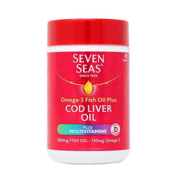 Seven Seas Cod Liver Oil Plus Multivitamins 30 Capsules in Dublin ...