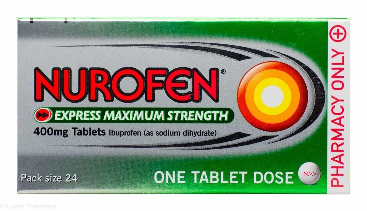 Nurofen Express Maximum Strength 400mg Tablets 24 Pack Ibuprofen