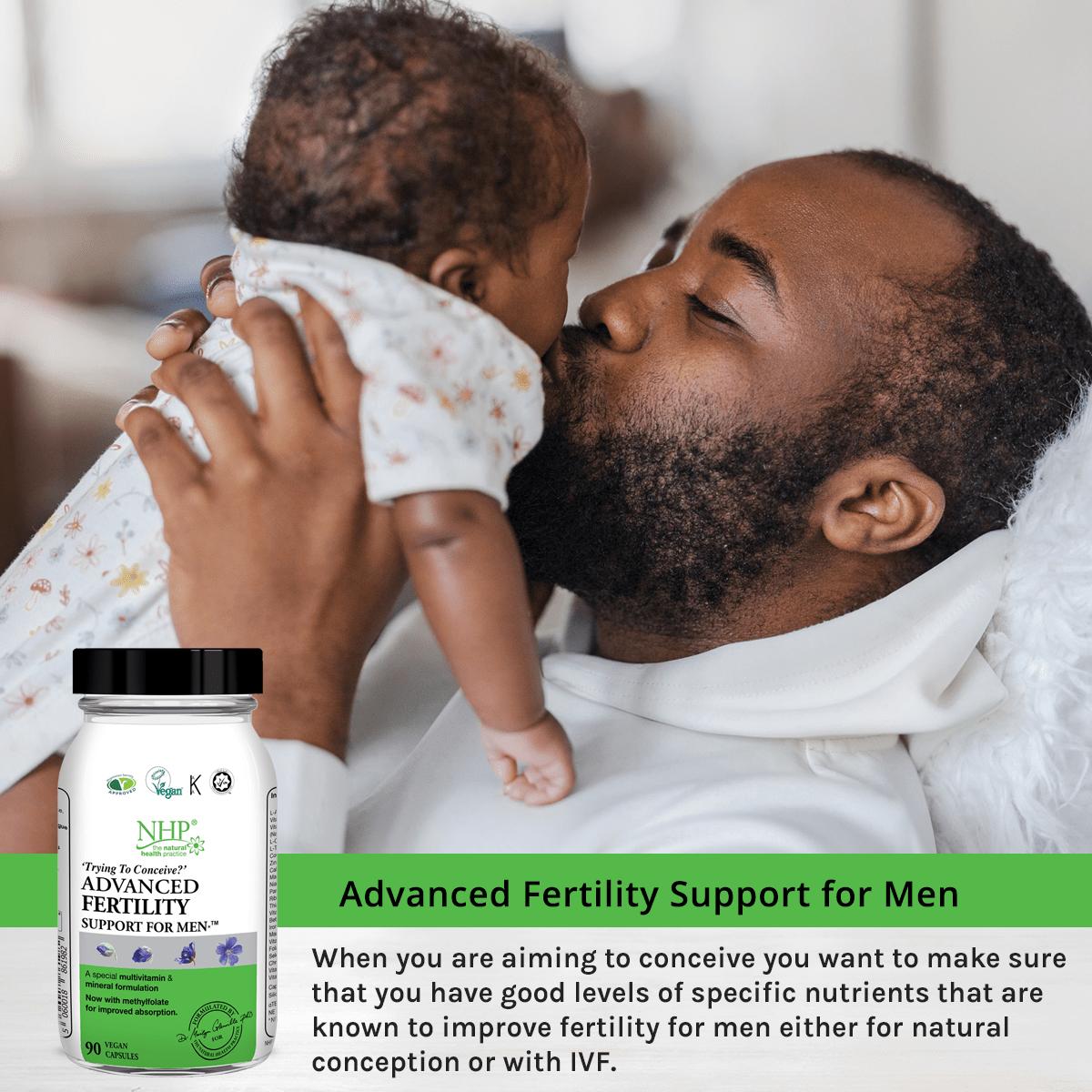 NHP Fertility Support for Men 90 Capsules Multivitamin & Mineral