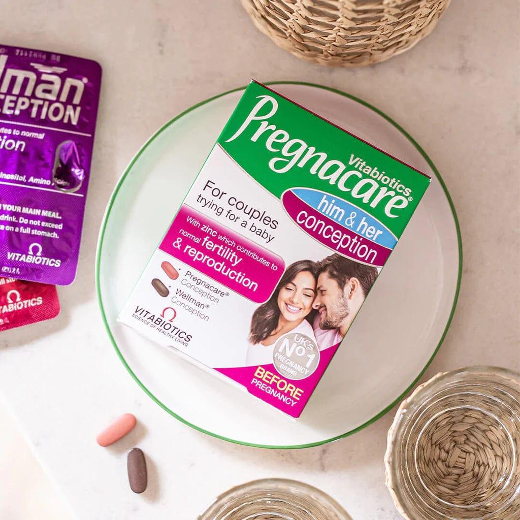 Vitabiotics Pregnacare Him & Her Conception for Couples - Fertility & Reproduction