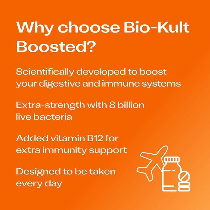 Bio-Kult Boosted Probiotic Supplement 30 Capsules Extra Strength 14 Strains