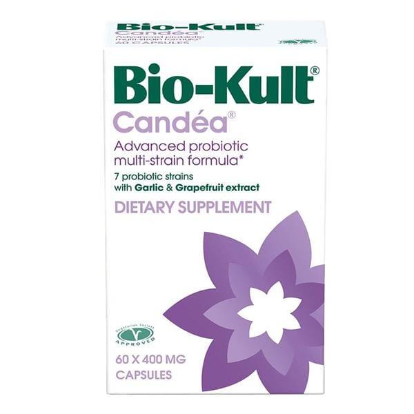 Bio-Kult Candea Probiotic Supplement - 60 Capsules with 7 Strains, Garlic & Grapefruit Extract